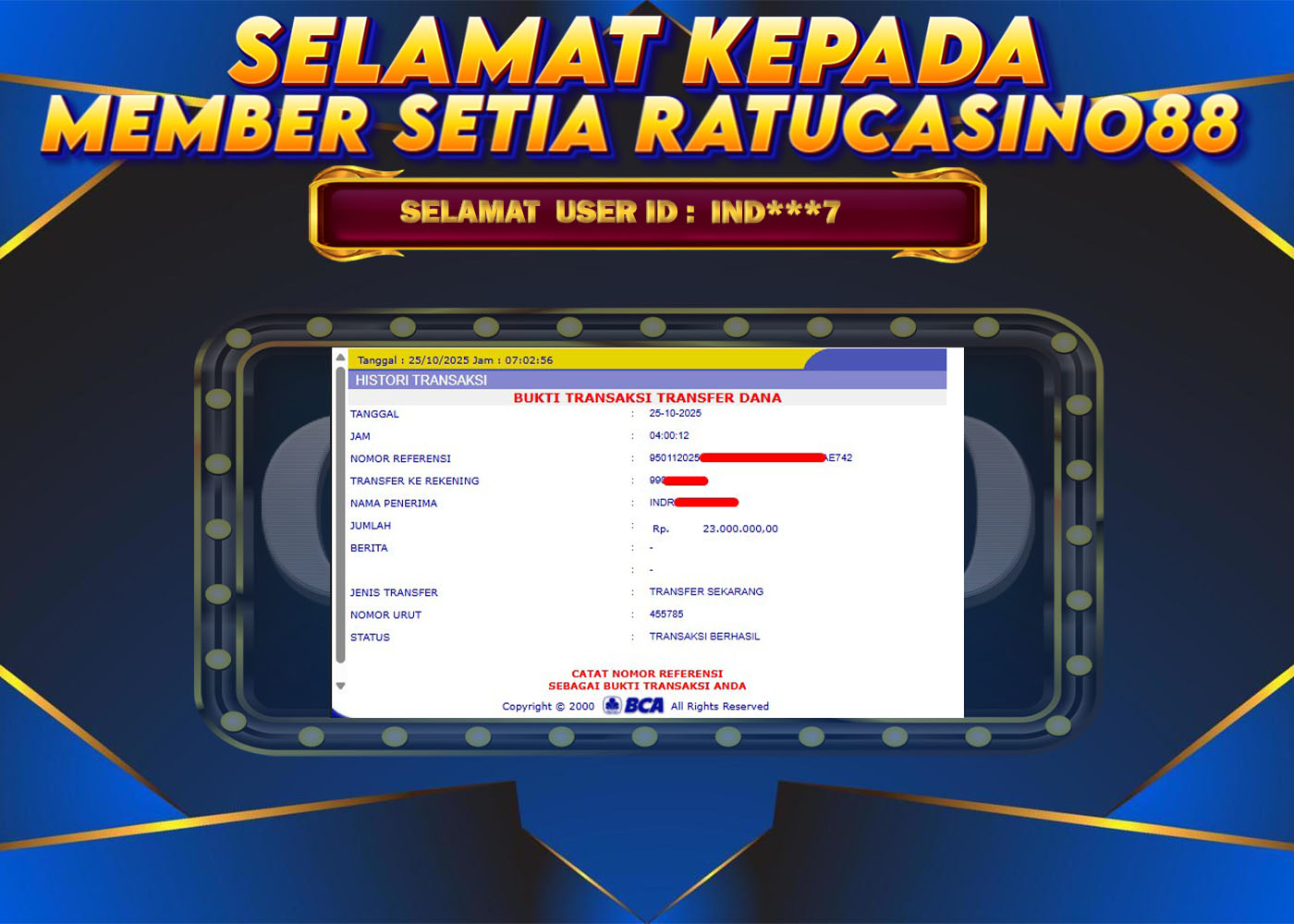 WITHDRAWAL MEMBER 101